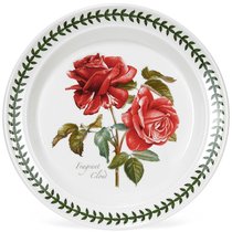 Тарелка закусочная Portmeirion "Ботанический сад.Розы. Ароматное облако красная роза" 20см - Portmeirion