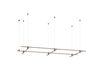 Magnet Modular System «CODE 1.2», L2000х2хL1000x3хH95-3000 мм (высота регулируется), DC24V, подвесное основание для модульных светильников, темная бронза, блок питания в комплект не входит - Donolux