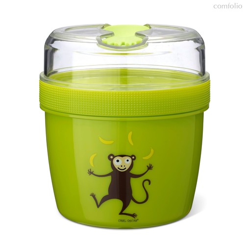 Ланч-бокс с охлаждающим элементом N'ice Cup™ Monkey лайм, цвет лайм - Carl Oscar