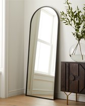 Зеркало в черной арочной раме Хансен, цвет черный - Louvre Home