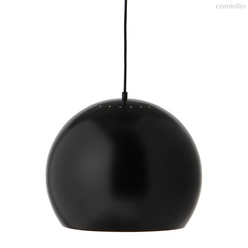 Лампа подвесная Ball, d40 см, черная матовая, черный шнур - Frandsen
