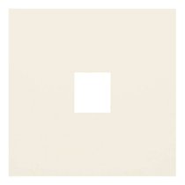 Лицевая панель для одиночной информационной розетки 35441 MC, кремовый сатин