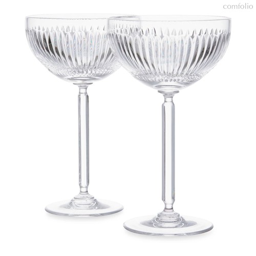 Набор креманок для шампанского Decor de table Дефанс, 2 шт, хрусталь, прозрачный - Decor De Table