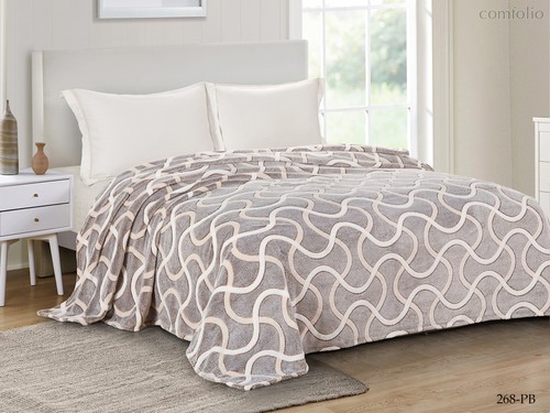 Плед 150/268-pb Микрофибра Бамбук 150х200 - АльВиТек