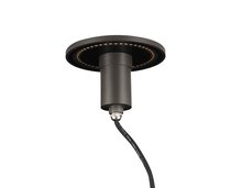 ECLIPSE Светодиодный светильник, устанавливаемый на стойку Pillar900DG DL20523/Pillar326DG DL20523, 7Вт, 3000К, 700Лм, IP65, AC 220В, D150 мм, 100°, Ra>80, темно-серый, блок питания в комплекте - Donolux