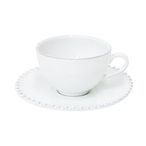 Чайная пара Pearl White PECS04-WHI(PECS04-02202F)
