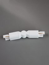 Комплектующие для шинопровода: Угол поворотный 130* для шинопровода BSL 130 WH белый - Kanlux
