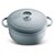 Кастрюля с крышкой Voeux Gracieuse d24 см, 3,8 л, чугун, серая - Voeux