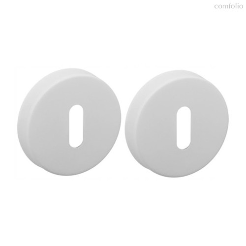 Накладка под ключ буратино на круглом основании COLOMBO CD1063G-BI белый (2 шт) - Colombo Design