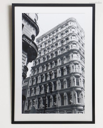 Интерьерный постер ANN Street, цвет белый - Louvre Home