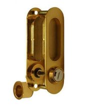 Ручка для раздвижной двери с механизмом A-K01/02-V2II, с заверткой, цвет матовое золото - Archie