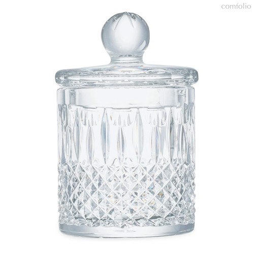 Конфетница с крышкой Decor de table 10 см, хрусталь, прозрачная - Decor De Table