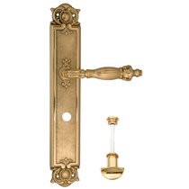 Дверная ручка Venezia Olimpo WC-2 на планке PL97 полированная латунь - Venezia Collezione