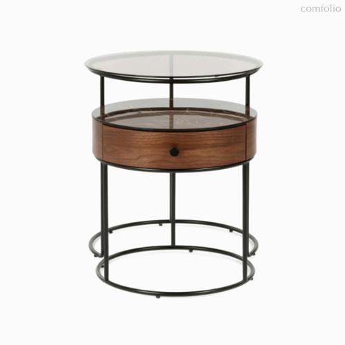 Набор кофейных столов Double Round диаметр 52/45 - Cosmo