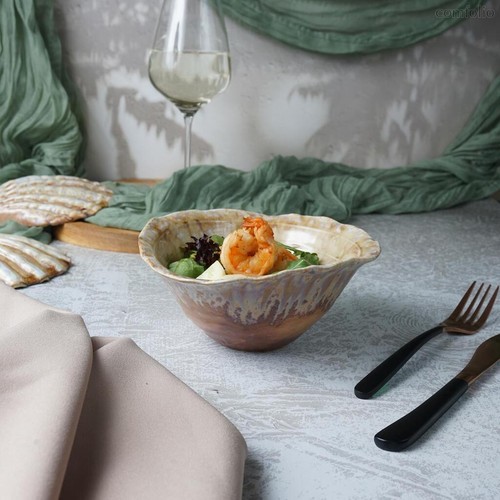 Салатник 450 мл d 15,5 см h8 см Pearl Coral Flower Frutti di Mare P.L. - P.L. Proff Cuisine