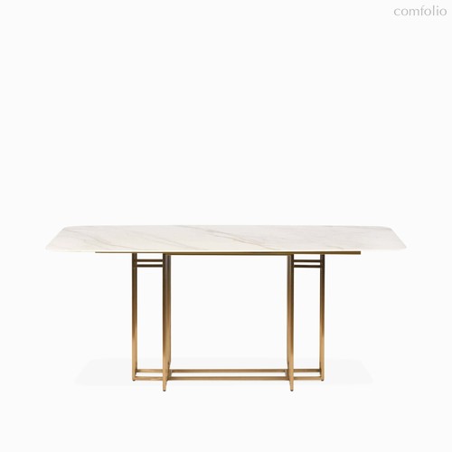 Обеденный стол Toon 180х90, цвет белый/золотой - Cosmo