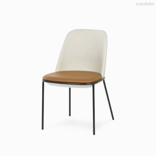 Обеденный стул Embrace, цвет оранжевый/светло-серый/черный - Cosmo