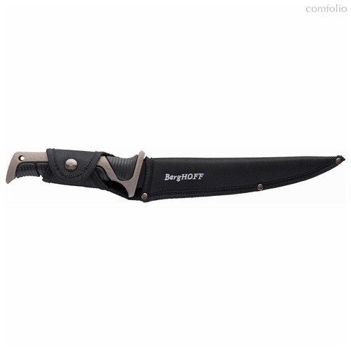 Клиновидный гибкий филеровочный нож 23см Everslice, цвет черный - BergHOFF