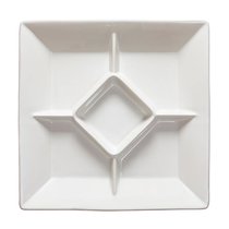 Блюдо для сервировки ST331-WHI(WWQ331-02203B), цвет белый - Costa Nova