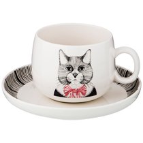 Чайная Пара На 1 Персону Fashion Animals 2 Пр. 450 Мл