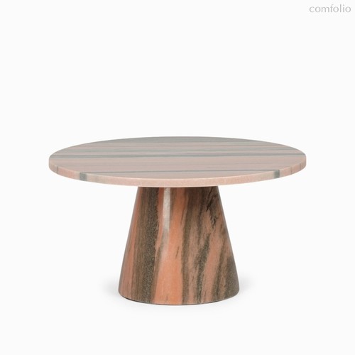 Кофейный столик Flick диаметр 56, цвет розовый - Cosmo