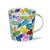 Кружка Dunoon Цветные капли в зеленом Кернгорм 480 мл, фарфор костяной - Dunoon