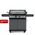 Газовый гриль 6+1 горелка, цвет черный - Start Grill
