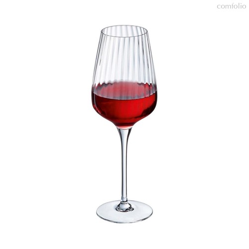 Бокал для вина 550 мл хр. стекло "Симметрия" Optical d 9,2 см h26 см Chef&Sommelier [6] - Chef&Sommelier