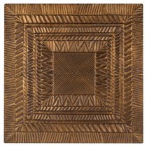 Панно декоративное Square Brass (С), цвет Состаренная латунь - Covali