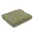 Плед из хлопка рельефной вязки травянисто-зеленого цвета из коллекции Essential, 130х170 см - Tkano