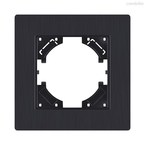 Рамка 1-постовая, черный матовый Kollinger Eleganz Plex EP1BM - Kollinger