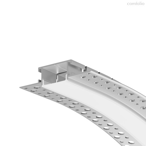 Алюминиевый профиль встраиваемый с вертикальным изгибом ALM-6214TB-S-2M - Maytoni