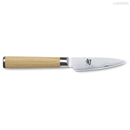 Нож для овощей KAI Шан Классик белый 9см, дамасская сталь, 32 слоя - Kai
