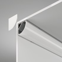 Алюминиевый профиль накладной угловой 16?16 (Серебро, 2 м), ALM008S-2M - Maytoni