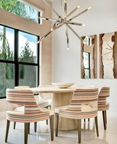 Серебряная люстра Пэрис, цвет никель - Louvre Home