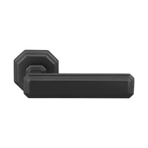 Ручка SABIO M. BLACK (30G) (на круглой розетке, матовый чёрный) - Archie