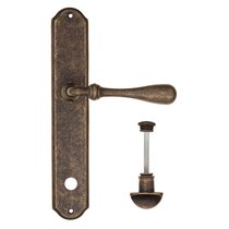 Дверная ручка на планке Fratelli Cattini Retro WC-2 PL02-BA античная бронза - Fratelli Cattini