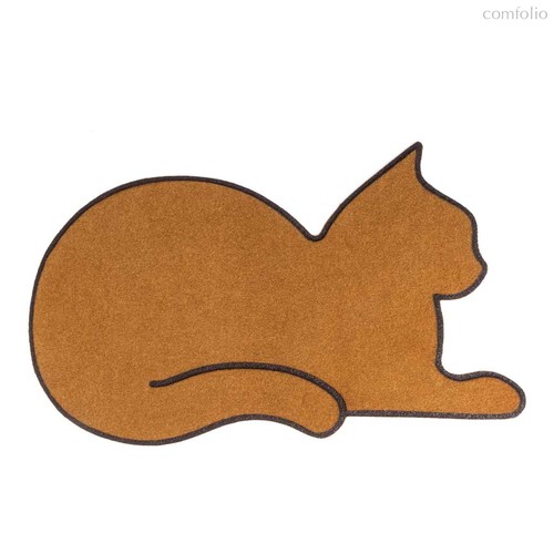 Коврик придверный Cat коричневый, цвет коричневый - Balvi