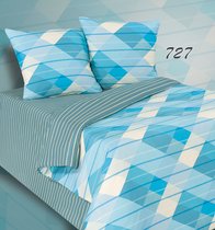 Комплект постельного белья ПА-3-727 Евро Поплин с наволочками 70х70х2шт. - АльВиТек