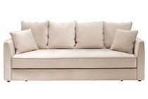 Диван Морес-Стандарт/PR трехместный раскл. велюр беж Vel16 224x97x84см - Garda Decor