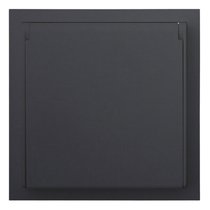 Розетка в сборе IP44 35946 MB, черный сатин - Rikett