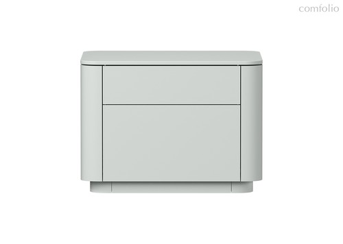 Тумба прикроватная Tammi 2 ящика ширина 50 см (светло-серый) - Ellipse