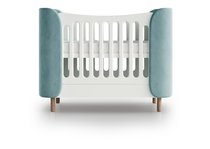 Кроватка KIDI Soft mini cпальное место 60*120 см (бирюзовый) - Ellipse