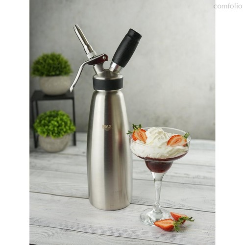 Сифон (кремер) для взбивания сливок 1 л (до +30°C) нерж/алюмe - P.L. Proff Cuisine