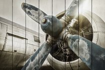 Старый самолет 100х150 см, 100x150 см - Dom Korleone