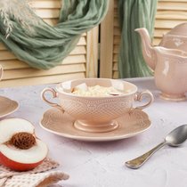 Бульонная пара 315 мл d 11,8 см h6,3 см Aristocrat Peach Tea Noble [1] - Noble