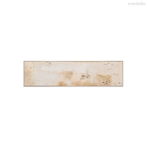 Silpa темно-бежевая абстрактная картина, 182 x 47 см - La Forma