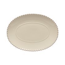 Блюдо овальное Pearl Cream 34см PEA331-CRM (PEA331-03317R), цвет кремовый, 34 см - Costa Nova