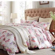 Комплект постельного белья С-170, цвет розовый, Семейный - Valtery