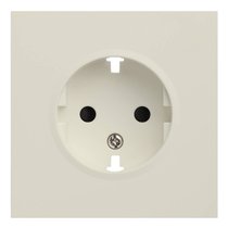 Лицевая панель для розетки 2к+з 35632 MC, кремовый сатин